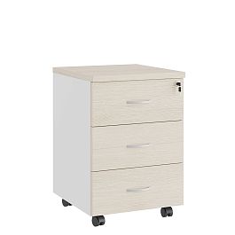 Тумба мобильная Tess 43x47x63 дуб шамони светлый - Фото предпросмотра