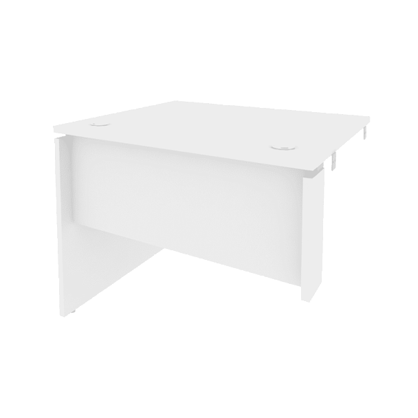 Onix Стол-приставка левый к опорным элементам O.SPR-1.8 (L) Белый бриллиант 980*800*750 - Вид 1