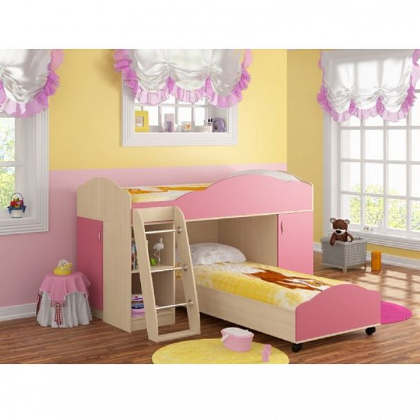 Кровать-чердак "Дюймовочка-5.1" - Вид 3