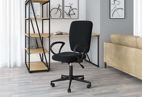 Кресло CHAIRMAN 9801 BLACK, ткань серии Т, черный - Вид 6