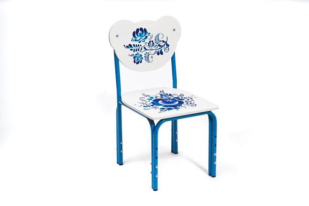 Детский стульчик Кузя Гжель, гр.00-0 - Вид 1