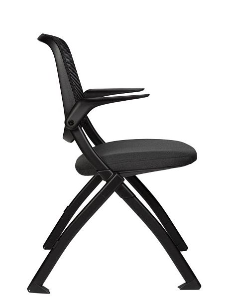 Стул / Pascal / черная сетка/черная ткань - Вид 3