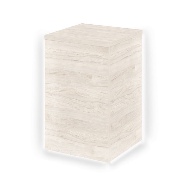 Onix Накладка угловая высокая внешняя с подсветкой левая O.R-NU.V.VNE.S (L) Денвер светлый 432*432*674 - Вид 1