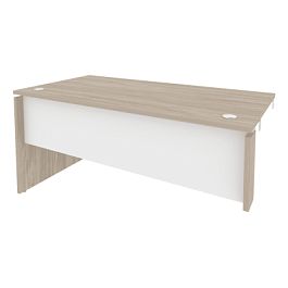 Onix Стол-приставка левый к опорным элементам O.SPR-4.8 (L) Дуб аттик/Белый бриллиант 1580*800*750 - Фото предпросмотра