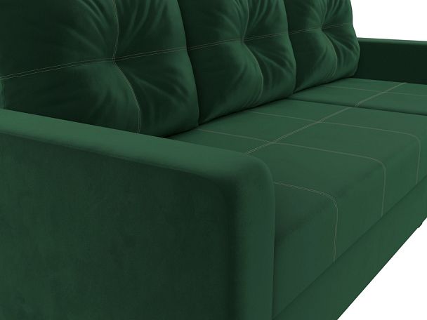 Диван угловой Ливерпуль Лайт правый угол Велюр зеленый - Вид 4