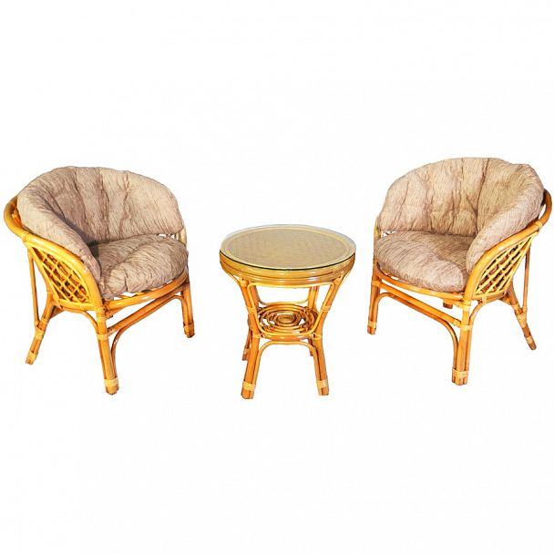 Комплект "Багама" дуэт, подушки коричневые полные твил - Вид 8