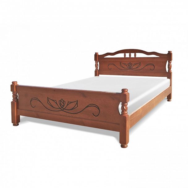 Кровать "Грета 120" сосна - Вид 2