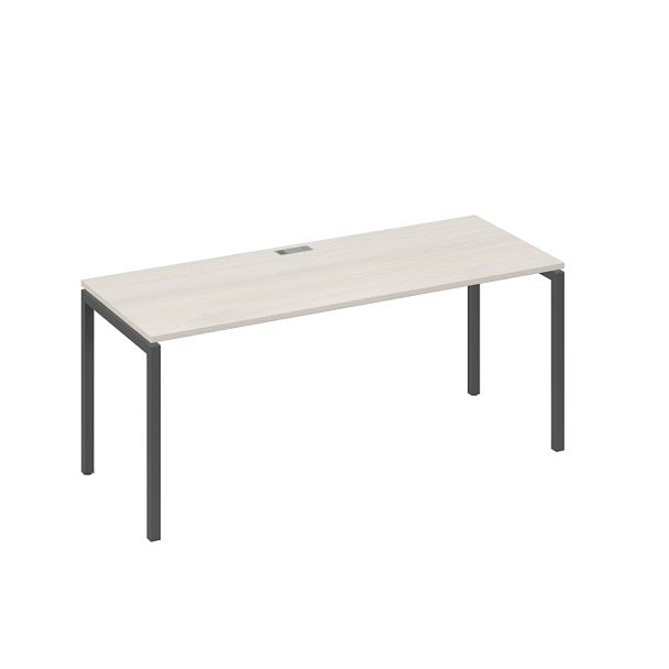 Стол письменный на металлокаркасе DUE A4 А4 Б2 016 БП дуб / металлокаркас антрацит - Вид 1