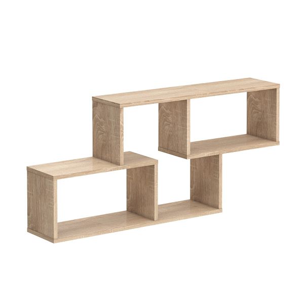 Полка навесная KWS 1150 Дуб Сонома светлый 1100х200х500 KANN - Вид 1