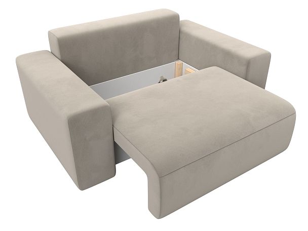 Кресло Лига-036 Микровельвет бежевый - Вид 7