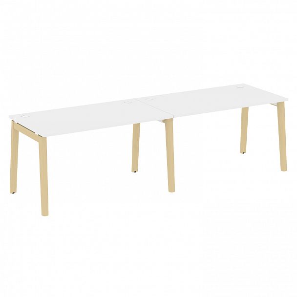 Рабочая станция "Onix wood" OW.RS-2.3.8 белый/дуб светлый - Вид 1