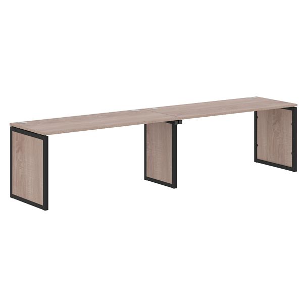 Стол 2-х местный XQPWST 3270 Дуб Сонома/Антрацит 1600х700х750 XTEN-QP - Вид 1