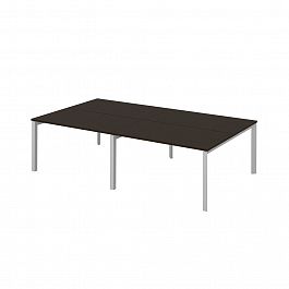 Рабочая станция на металлокаркасе "Столы для персонала" ПК-ТНП-СР280Х160Н4/МК/БЭ-В2-939 дуб ферраре - Фото предпросмотра