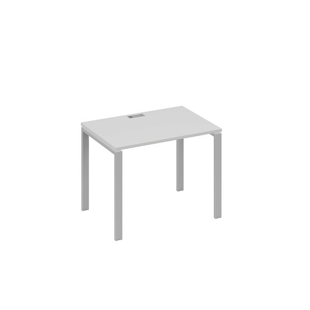 Стол письменный на металлокаркасе UNO A4 А4 Б1 012 БП серый / металлокаркас серый - Вид 1