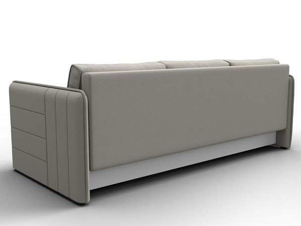 Диван прямой Слим Рогожка бежевый - Вид 5