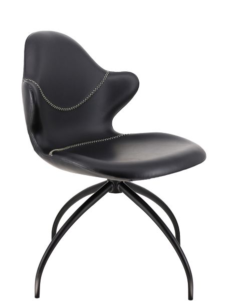 Обеденное кресло Everprof Paradise (Парадайз) Экокожа Черный - Вид 1