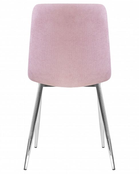Стул обеденный DOBRIN ALEX (хром ножки, сиреневая ткань (UF860-04B)) - Вид 5