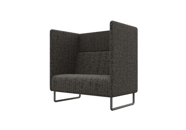 Bronks Диван одноместный BROS-1 Ness 012/Металл Черный 1050*760*1180 - Вид 1