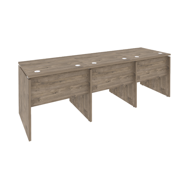 Onix Рабочая станция O.RS-3.0.7 Тиквуд темный 2340*720*750 - Вид 1