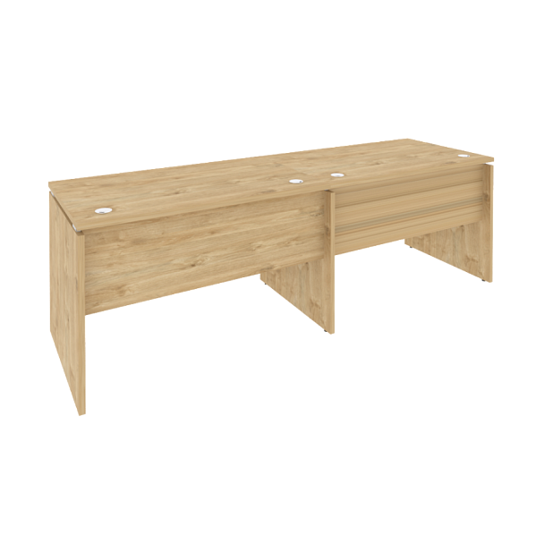 Onix Рабочая станция O.RS-2.2.7 Тиквуд светлый 2360*720*750 - Вид 1