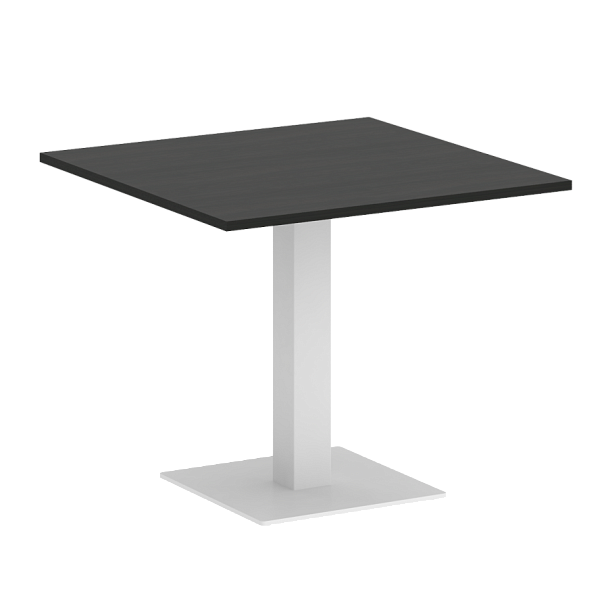 Home Office Стол квадратный VR.SP-5-90.2 Суар тёмный/Белый металл 900*900*750 - Вид 1