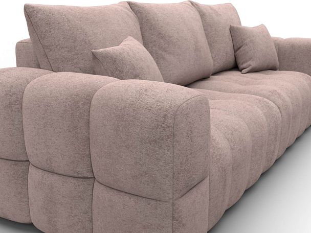 Диван прямой Лига-110 НПБ Велюр бежевый - Вид 4