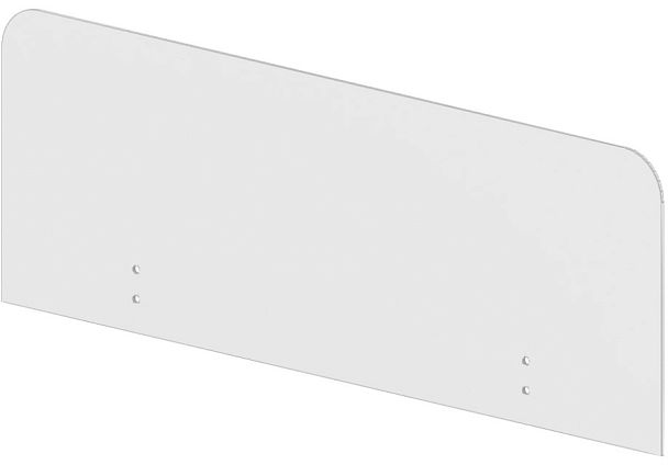 Экраны для столов "Настольные защитные экраны «Лайт»"  ПК-ЛТ-ЭКР90Х33-В2-76 белый - Вид 1