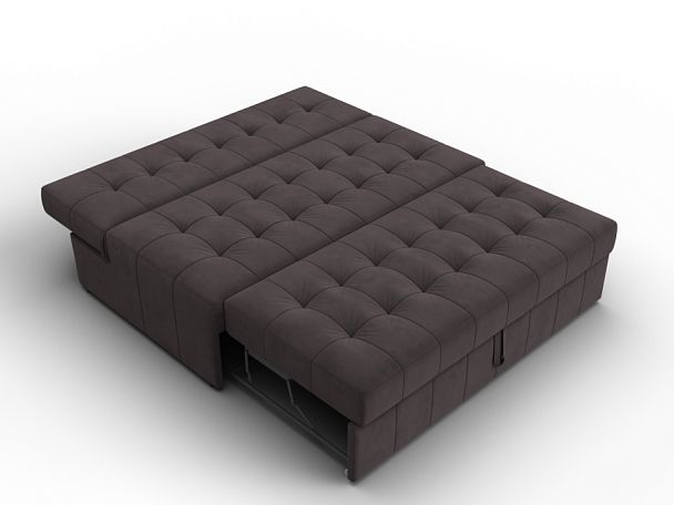 Диван прямой Лига-107 (140) Велюр коричневый - Вид 8