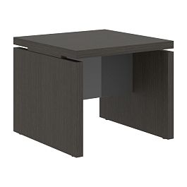 Стол журнальный СП-064-25-11 Дуб Мореный/Серый глянец 600х600х500 KANON - Фото предпросмотра