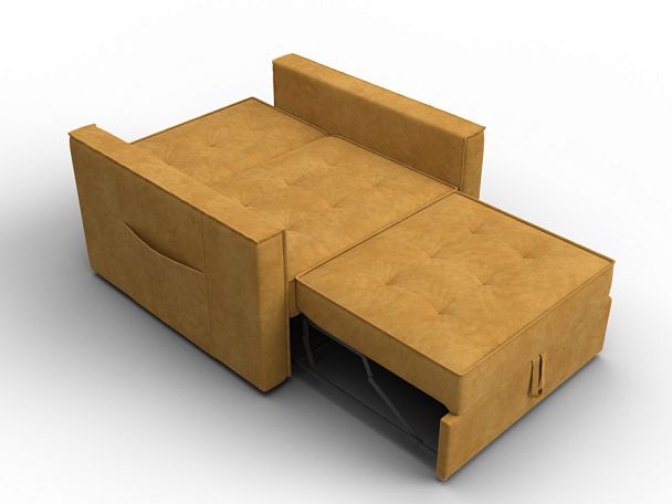 Кресло-кровать Лига-104 (80) Велюр желтый - Вид 8