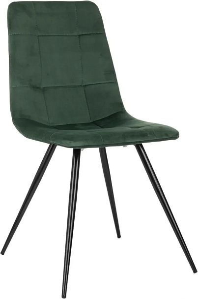 Стул для дома Бюрократ CH-K1 зеленый Holland 30 металл черный на ножках (CH-K1_1/HL30) - Вид 1