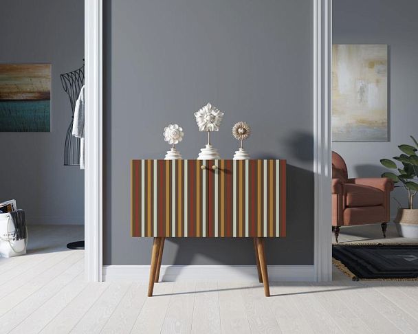 Комод на высоких ножках Berber малый принт 20 арт BB13/Print_20 - Вид 4