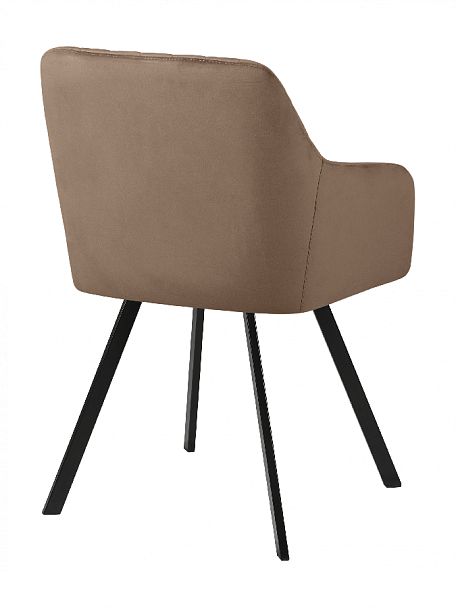 Кресло Барли, Confetti latte/черный - Вид 4