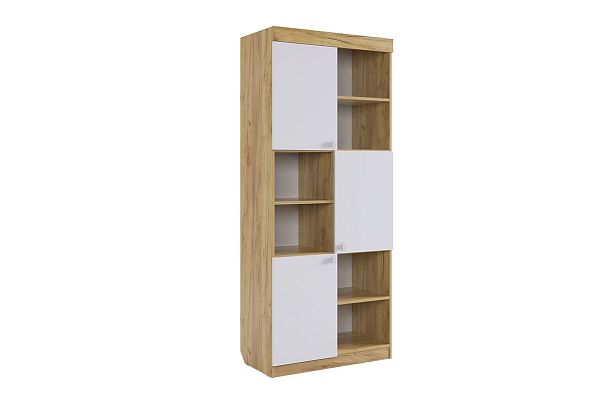 Форсаж Стеллаж MKF-03.2725 дуб крафт золотой/белый - Вид 2