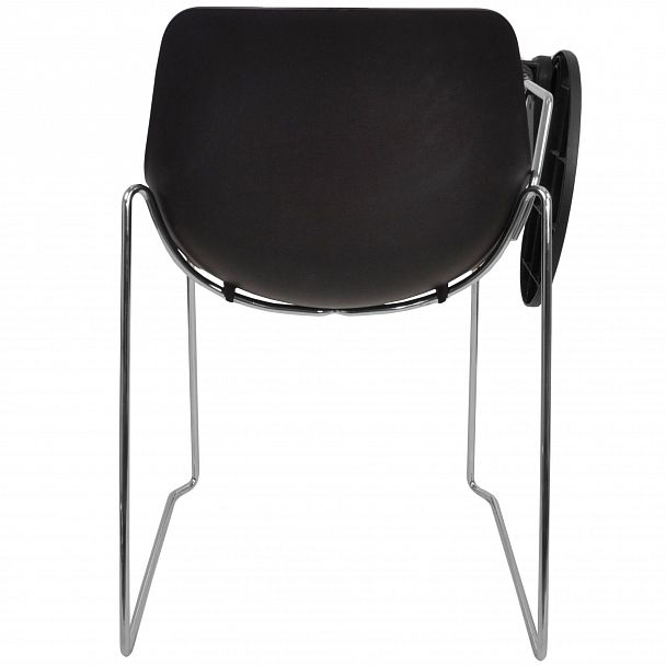 Стул Q5 c мягким сиденьем ( пруток с пюпитром ), черный - Вид 3
