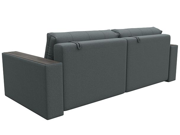 Диван прямой с декором Лига-049 НПБ Рогожка серый - Вид 5