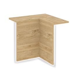 Onix Накладка угловая высокая внутренняя с подсветкой левая О.R-NU.V.VNU.S (L) Тиквуд темный 759*759*674 - Фото предпросмотра