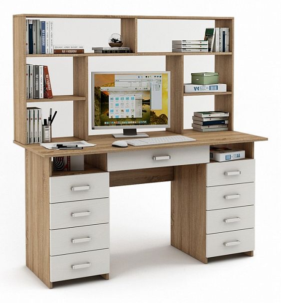 Стол компьютерный Лайт-9Я СН - Вид 1