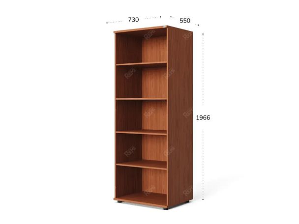 UNITY РШ-02Г ОРЕХ ИТАЛЬЯНСКИЙ Стеллаж открытый Прямой 730х550х1966 - Вид 1