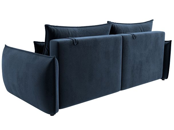 Диван прямой Лига-051 НПБ Велюр синий - Вид 5