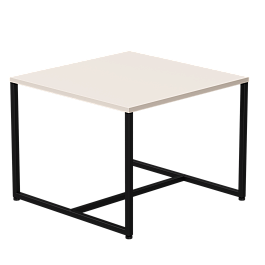 Стол журнальный Everprof EVO 604х604х460 Кашемир/Черный - Фото предпросмотра