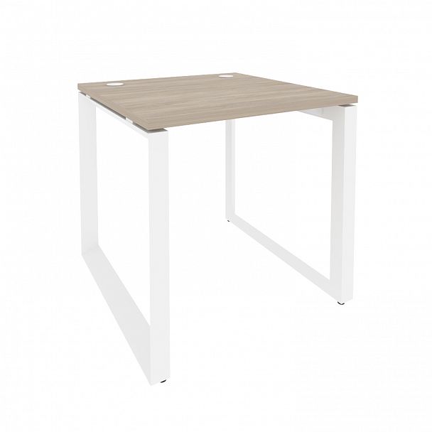 Стол рабочий "Onix" O.MO-SP-0.8 дуб аттик/белый - Вид 1