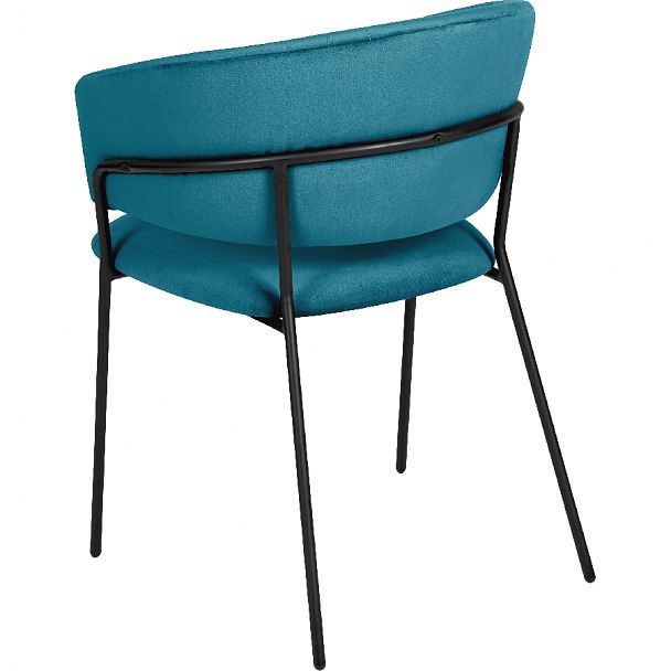 Комплект кухонных стульев Даксон изумрудный велюр/черный, 4 шт. - Вид 5