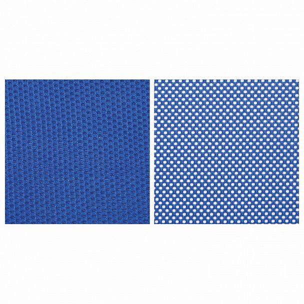 Кресло офисное МЕТТА "SU-B-8" пластик, ткань-сетка, сиденье мягкое, синее - Вид 9