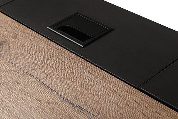 Стол рабочий Loft Дуб табак/Графит - Вид 11