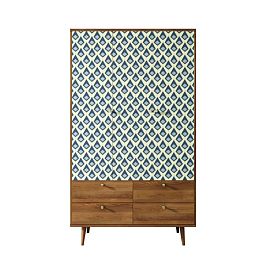 Шкаф трехстворчатый Berber принт 13 арт BB02/Print_13 - Фото предпросмотра