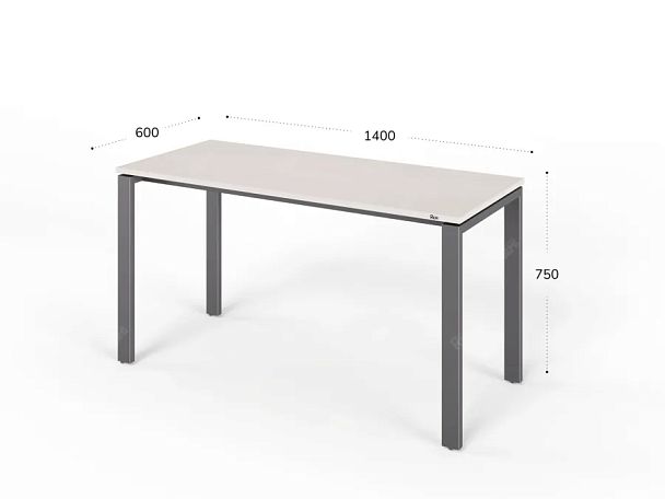 ЛАЙТ / LIGHT RLG015-14x6 Прямоугольный стол 140x60x75 Дуб Молочный - Вид 2