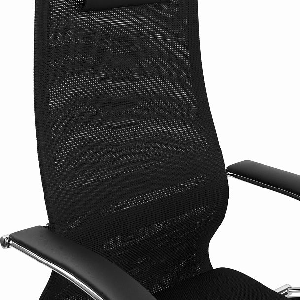 Кресло BRABIX PREMIUM "Ultimate EX-800" хром, плотная двойная сетка Х2, черное, 532911 - Вид 12