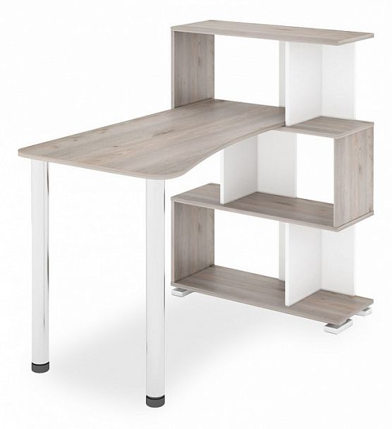 Стол компьютерный Домино нельсон СЛ-5-3СТ-2 Белый/Нельсон - Вид 1