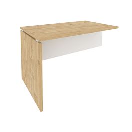 Onix Брифинг-приставка O.BR-11 Тиквуд светлый/Белый бриллиант 1180*720*750 - Фото предпросмотра